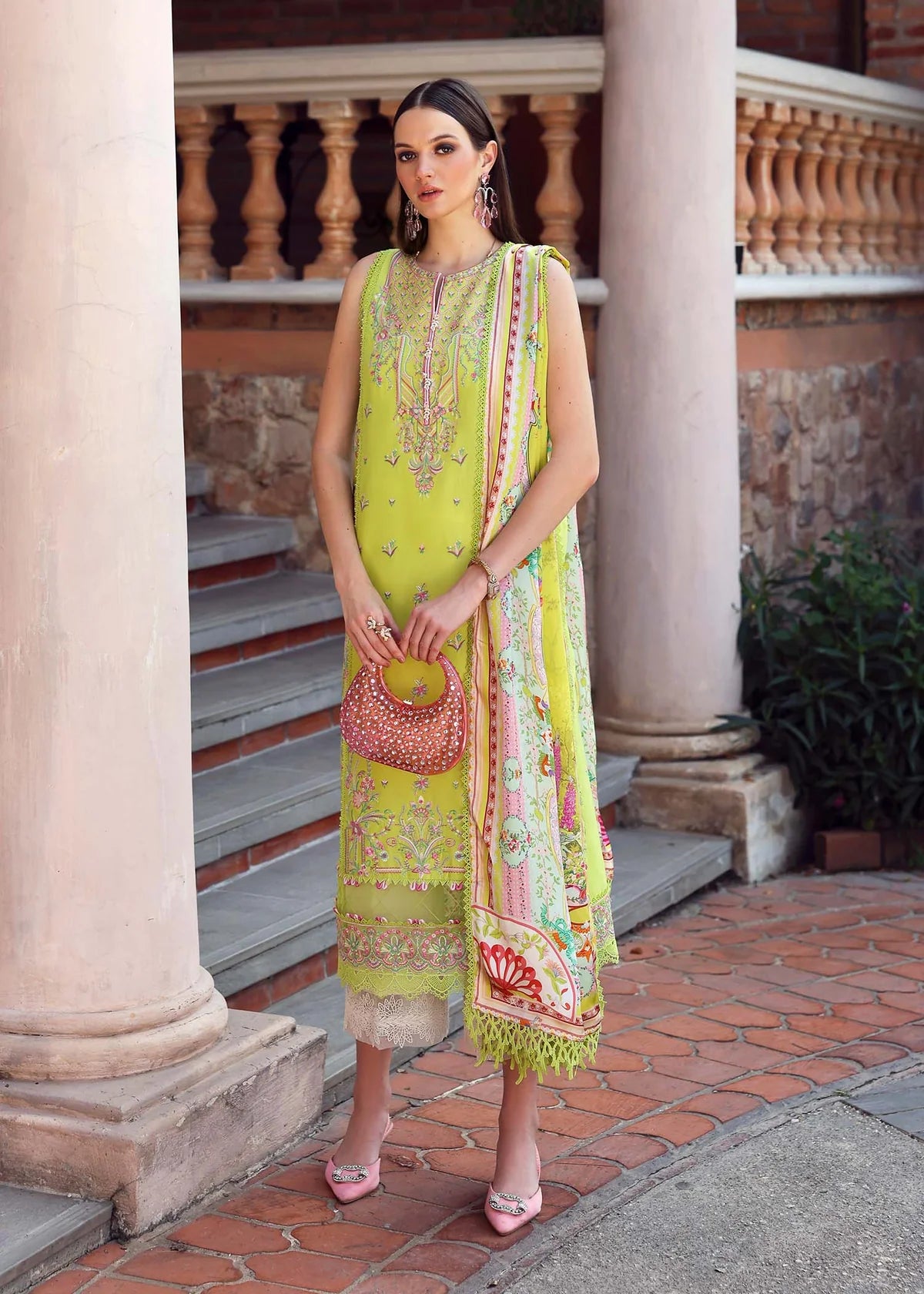 Kanwal Malik | Zaina Unstitched Lawn '25 | Erna