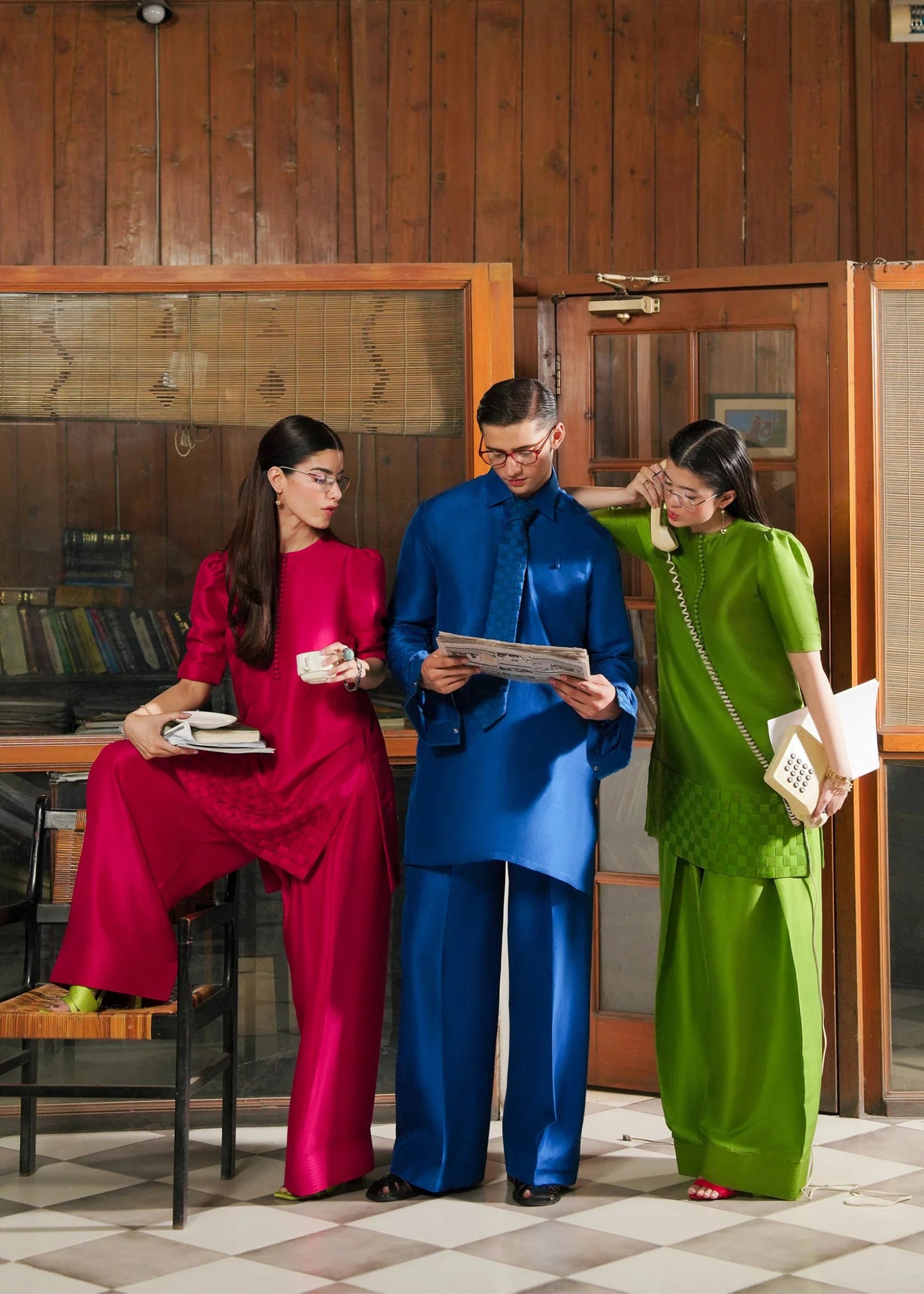 Model wearing Celestia dress from Hussain Rehar's Pay Day Vol. IV collection. Explore Hussain Rehar and Pakistani clothes online in UK at Signature Labels.
