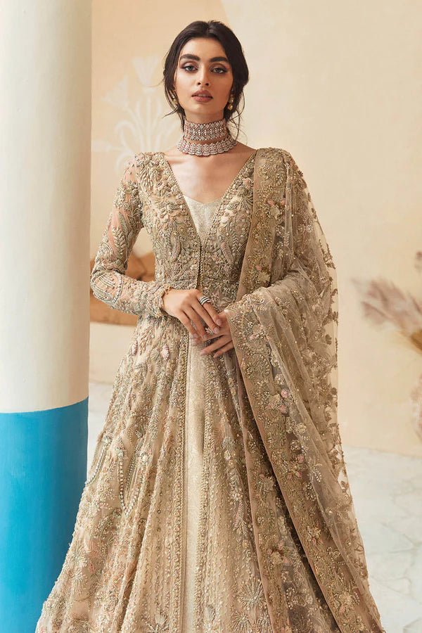 Model wearing Soraya FLORET Bridal dress, a stunning choice for Pakistani wedding attire online in the UK.