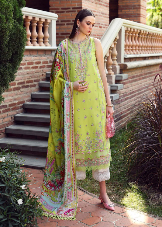 Kanwal Malik | Zaina Unstitched Lawn '25 | Erna