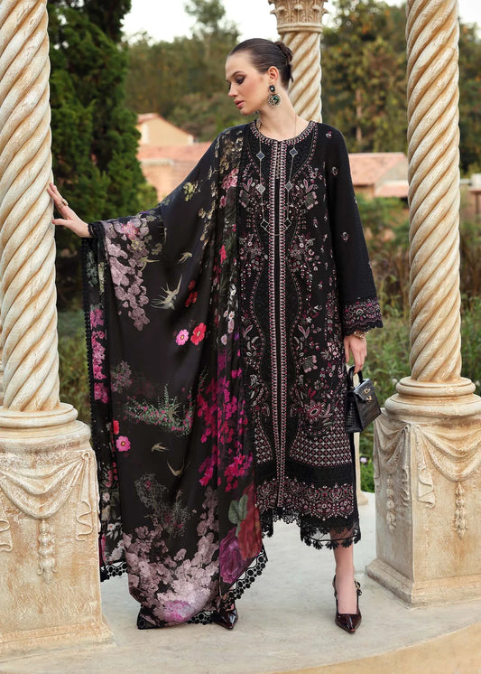 Kanwal Malik | Zaina Unstitched Lawn '25 | Isha