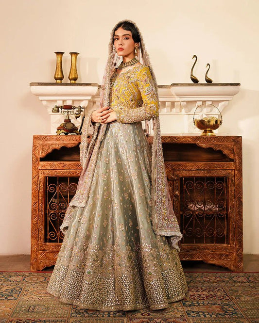 Faiza Saqlain UK Irina Oct '23 Najmeh Dress - Pakistani Formal Wear by Faiza Saqlain