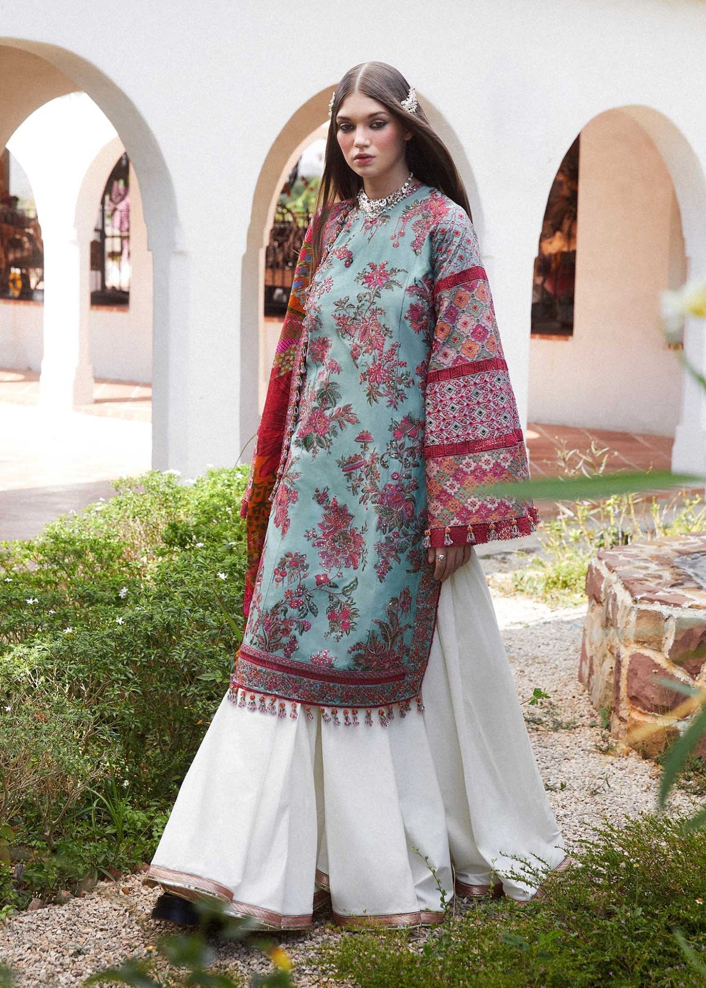 Hussain Rehar | Eid Luxury Lawn SS/ 24 | FLORET - Signature Labels