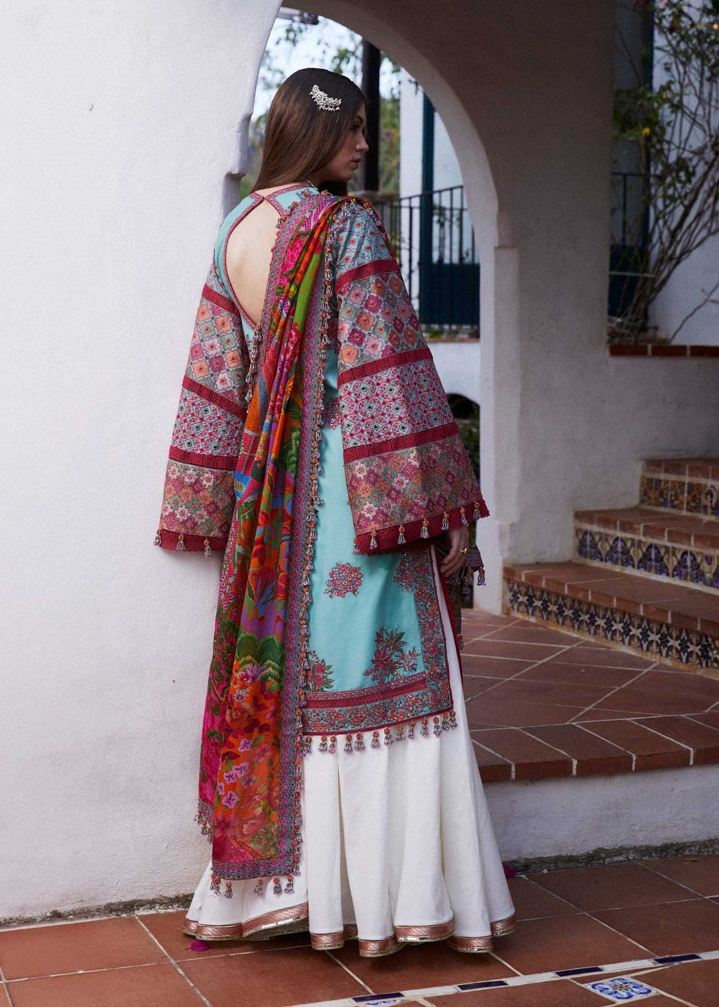 Hussain Rehar | Eid Luxury Lawn SS/ 24 | FLORET - Signature Labels