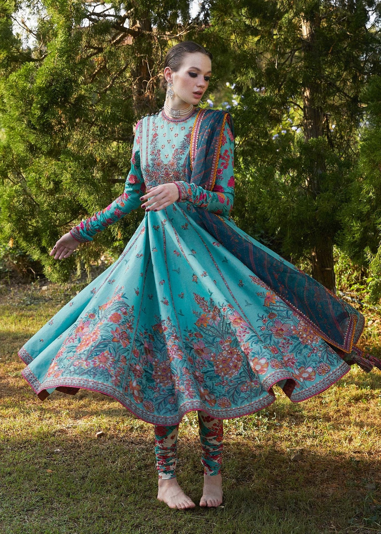 Hussain Rehar | Zaiba Lawn '24 | Jheel - Signature Labels