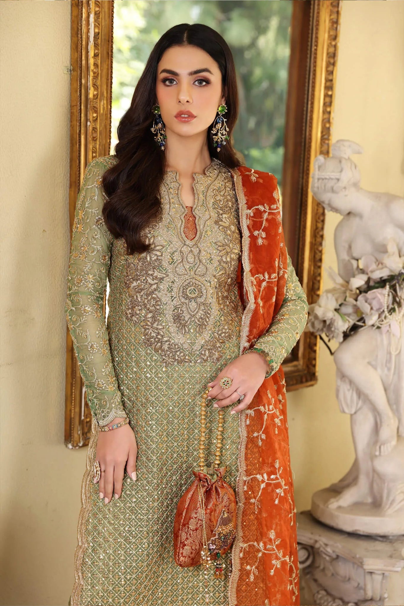 Musferah Saad | ENCHANTE Eid collection ‘24 | JADE ELEGANCE - Signature Labels