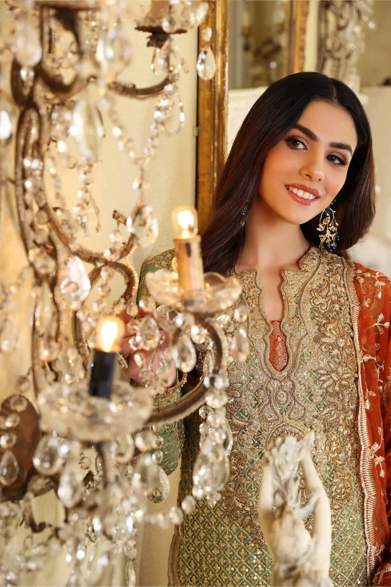 Musferah Saad | ENCHANTE Eid collection ‘24 | JADE ELEGANCE - Signature Labels