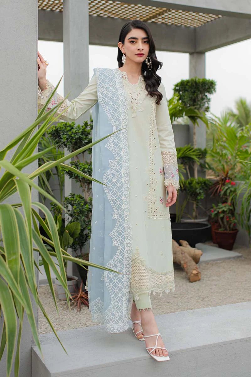 Qalamkar UK's JK - 04 ASTER dress, showcasing exquisite Pakistani clothes style.