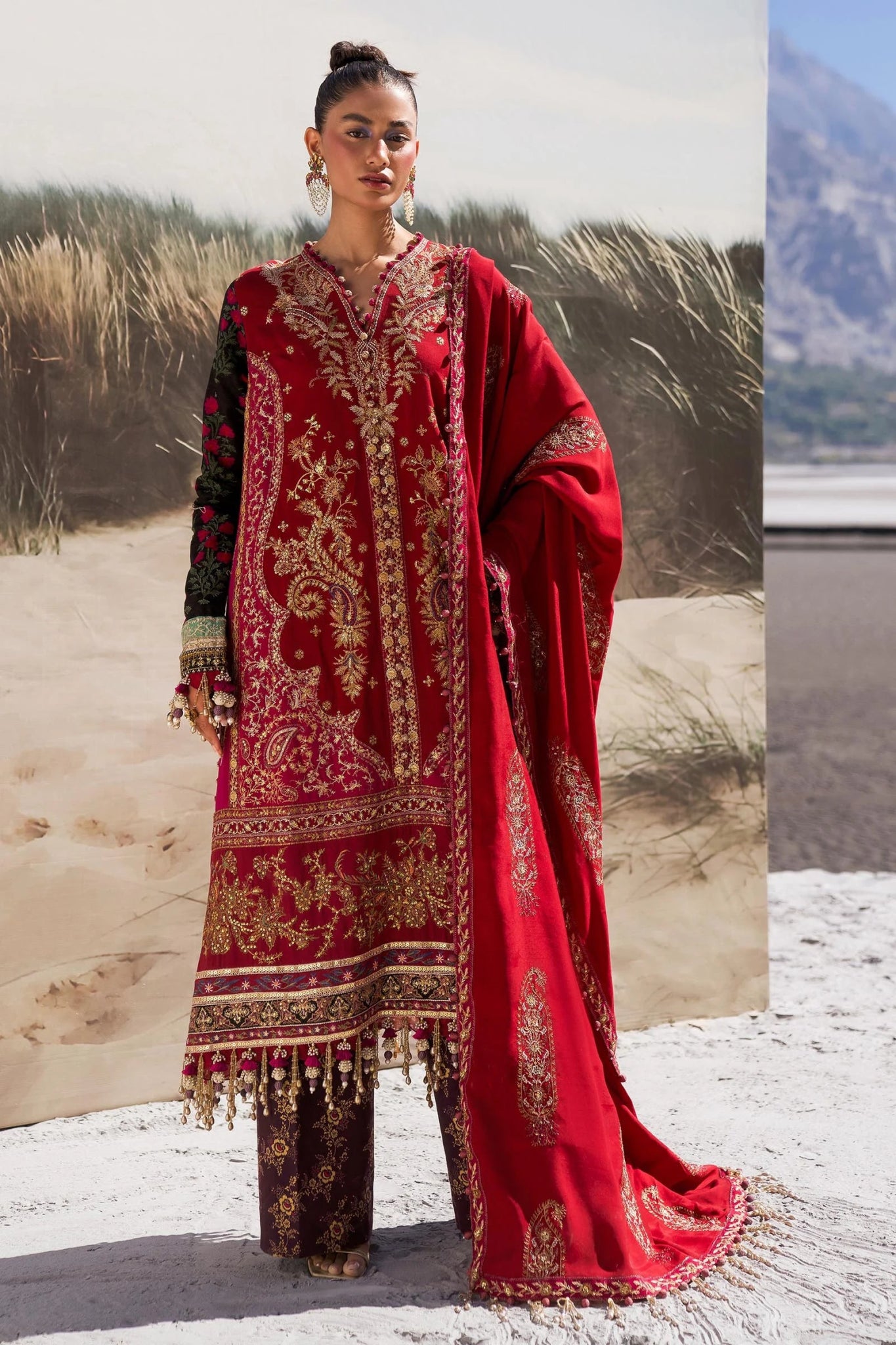 Sana Safinaz | Winter Luxury '24 | S241 - 002A - 3CP