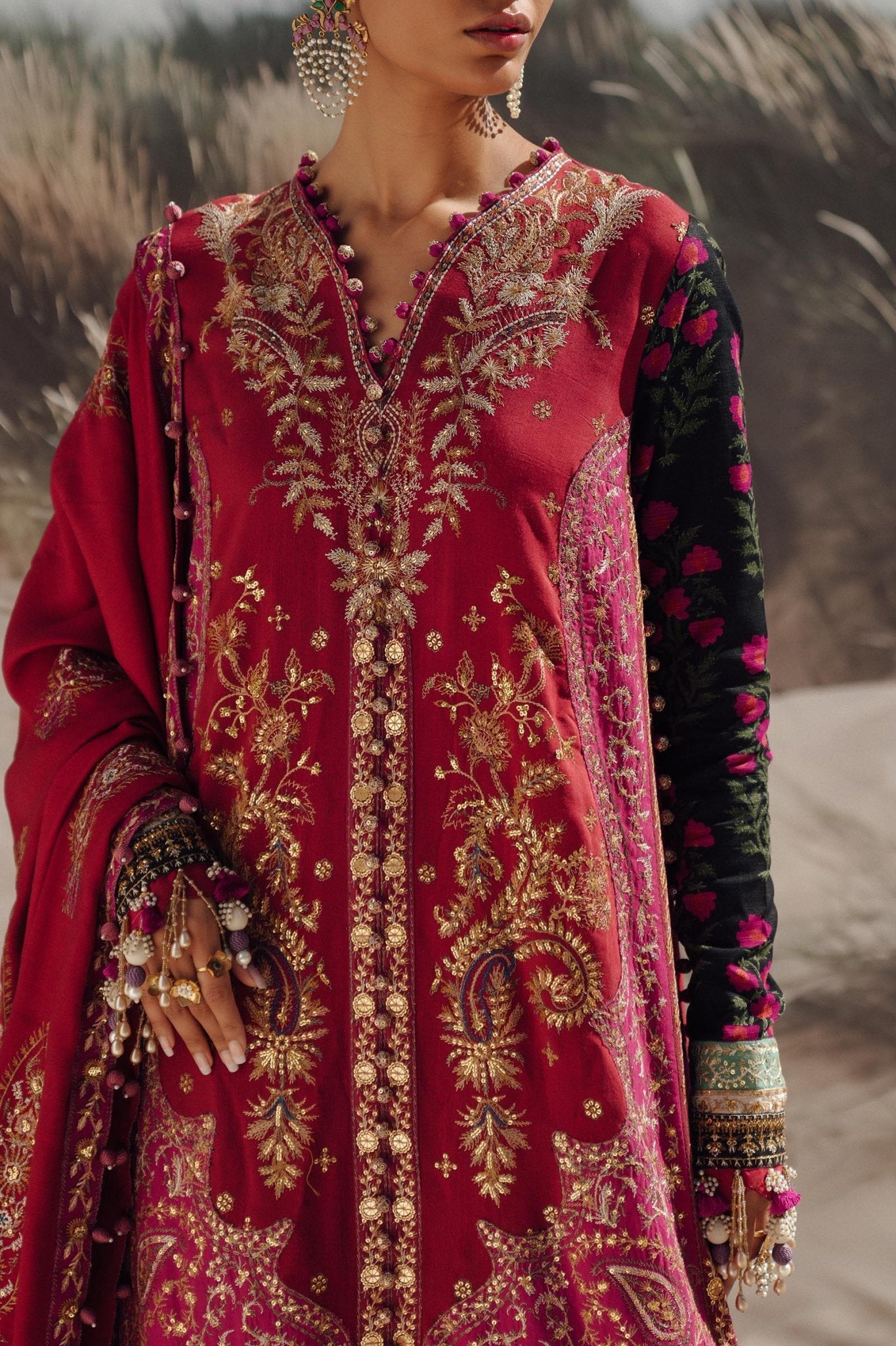 Sana Safinaz | Winter Luxury '24 | S241 - 002A - 3CP