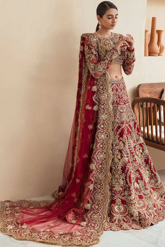 Model wearing Soraya AMBER Bridal dress, a luxurious choice for Pakistani wedding attire online in the UK.