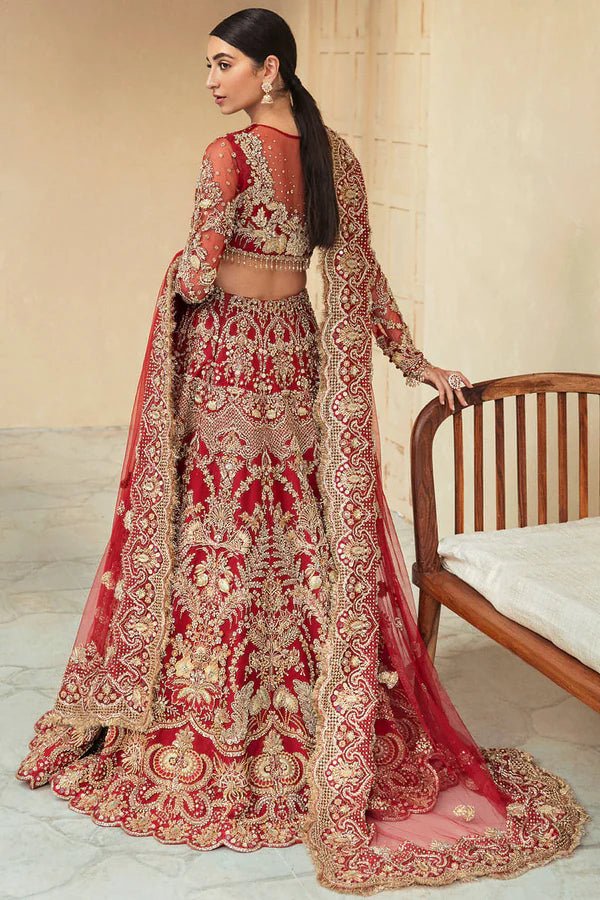 Model wearing Soraya AMBER Bridal dress, a luxurious choice for Pakistani wedding attire online in the UK.