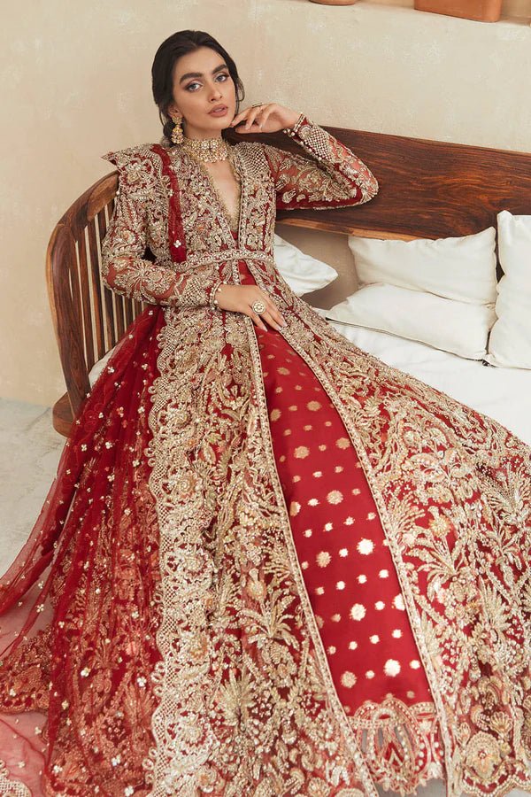 Model wearing Soraya DELICE Bridal dress, an elegant choice for Pakistani wedding attire online in the UK.