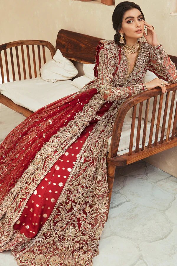 Model wearing Soraya DELICE Bridal dress, an elegant choice for Pakistani wedding attire online in the UK.